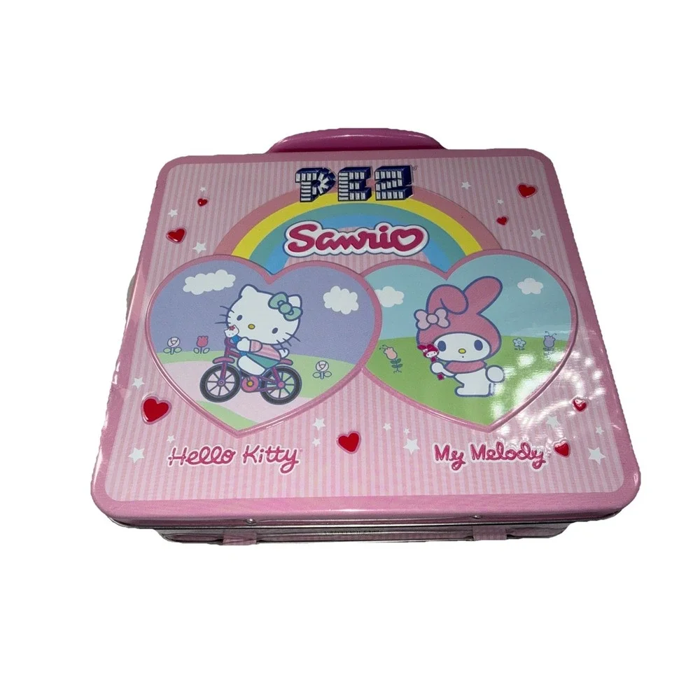 NIB Pez Sanrio Hello Kitty & My Melody 4 Pack Collectible Dispensers Lunchbox
